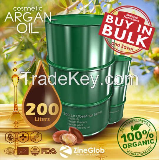 PURE COSMETIC ARGAN OIL BARREL 200 LITERS 100% NATURAL