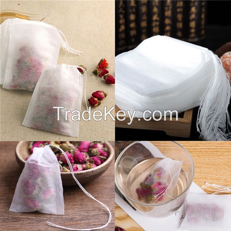 high quality packaging paper/heat seal disposable tea filter bag