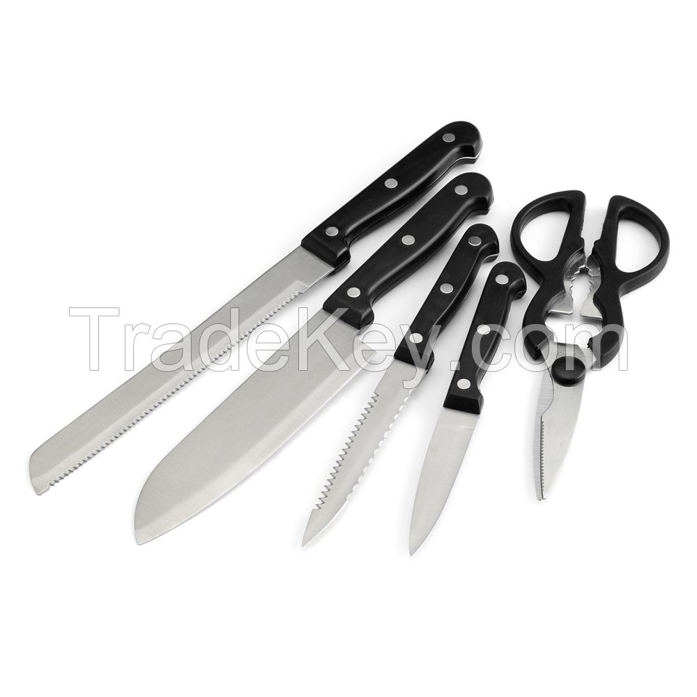 kitchen ware set utility knife chopping knife scissors