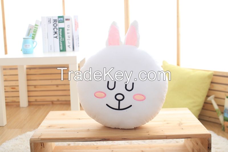 Cute plush toys plush cushion