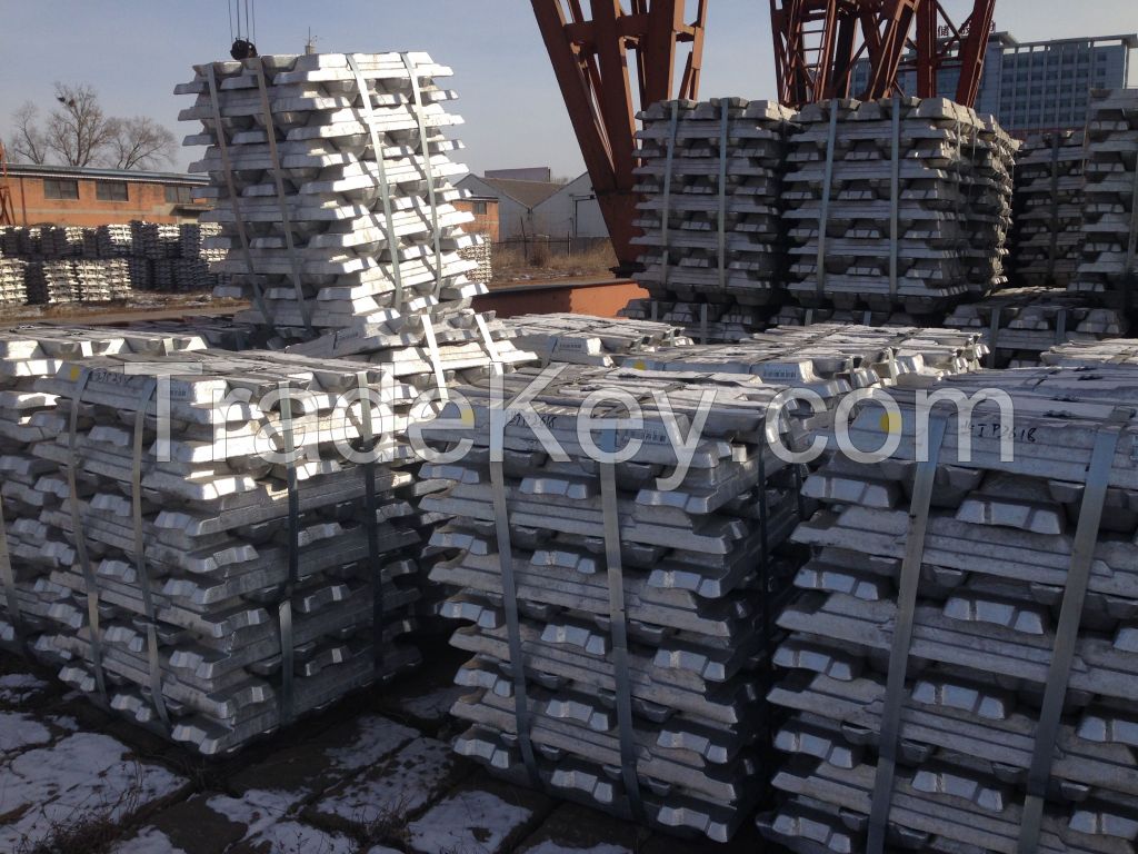 sale aluminum ingot 99.7 purity Aluminium ingot A7 99.7 primary aluminium ingot 99.7% 99.9% 99.5%