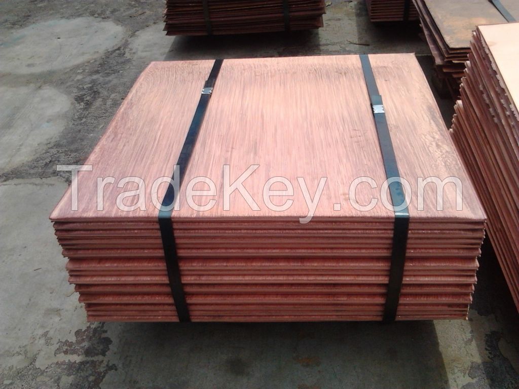 Electrolytic  Copper Cathode for sale /High Grade 99.99%   Copper Sheet      Copper Cathode Grade A