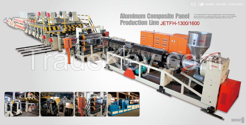 3+1 aluminum composite panel production line