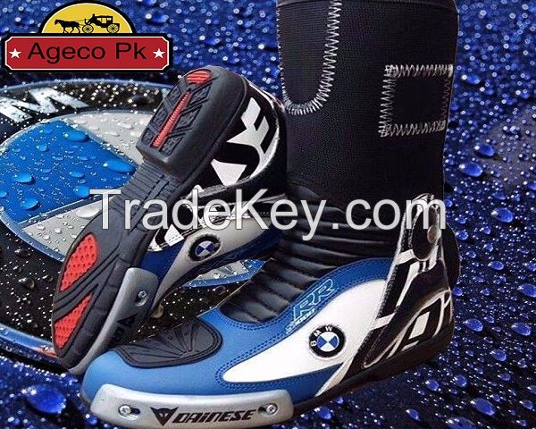 Bmw Motorbike Leather Shoes Motorcycle Racing Leather Boots