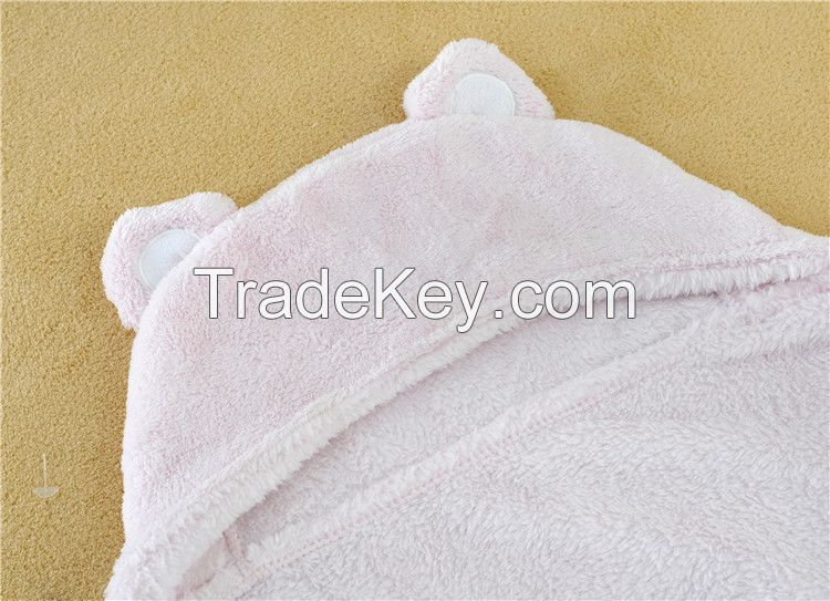 Sherpa soft thick throw baby blanket