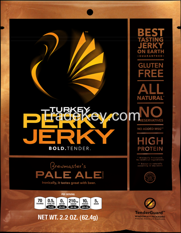 Perky Jerky Brewmaster's Pale Ale Turkey Jerky