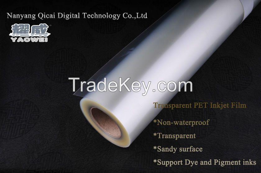 Non-Waterproof Transparency Inkjet Film for Silk Screen Printing Factory Supply