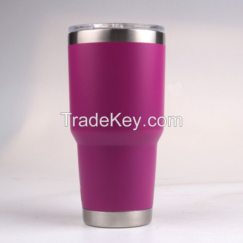 2017 HOT 30OZ Double Wall Bilayer Vacuum Stainless Steel Tumbler Mug Rambler Cup Mugs Water Bottle Coffee Beer Cups