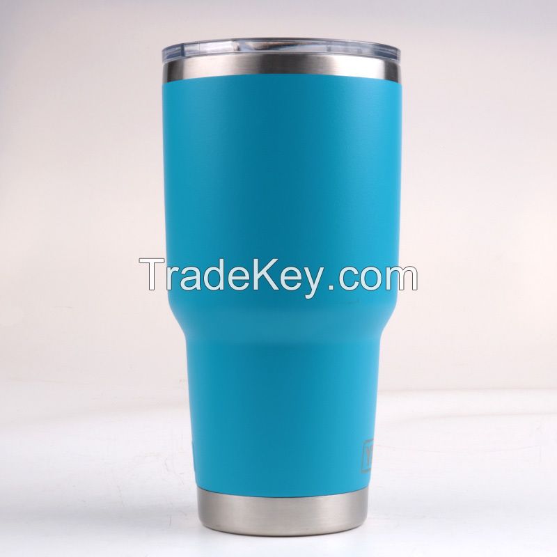 2017 HOT 30OZ Double Wall Bilayer Vacuum Stainless Steel Tumbler Mug Rambler Cup Mugs Water Bottle Coffee Beer Cups