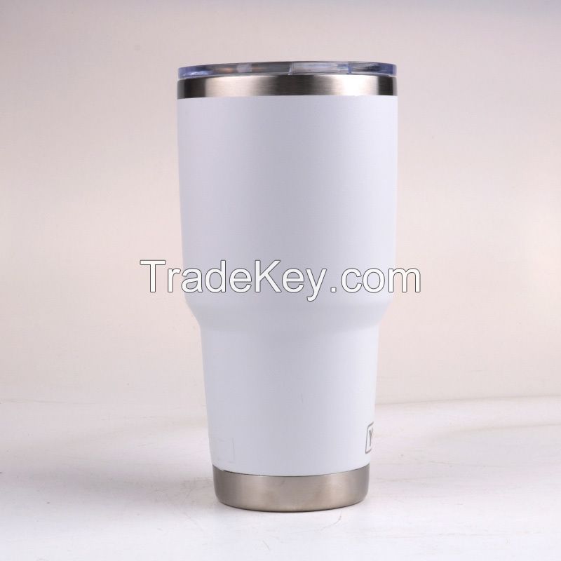 2017 HOT 30OZ Double Wall Bilayer Vacuum Stainless Steel Tumbler Mug Rambler Cup Mugs Water Bottle Coffee Beer Cups