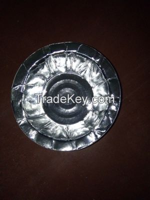  silver paper bowls 