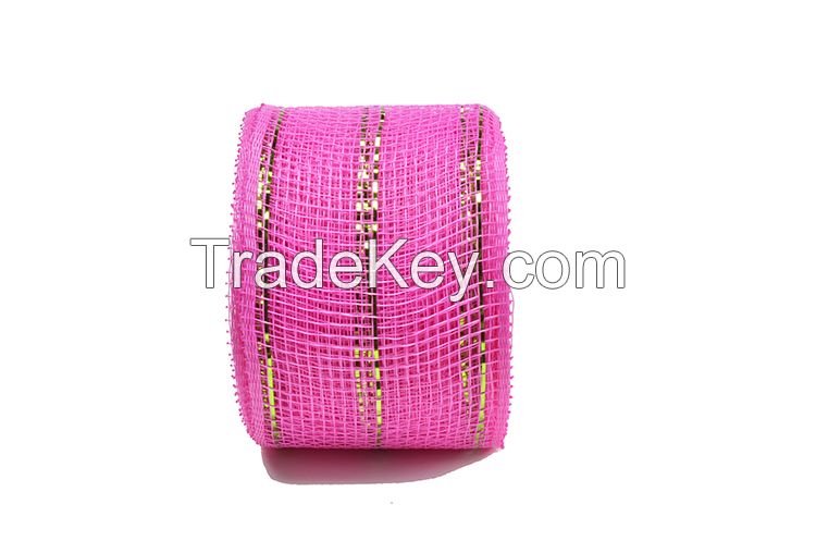 2.5"*10y dark pink apple green strip metal wire mesh for 20C04M32R2-5