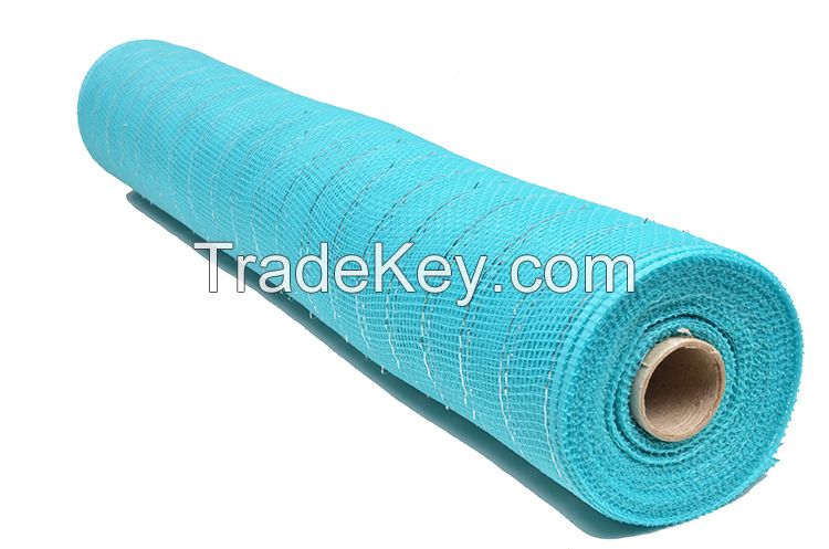 21inch*10yard turquoise plastic strip christmas deco mesh for 20S22