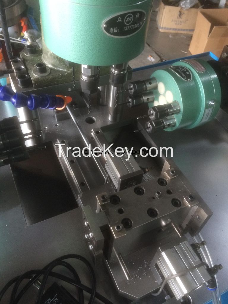 Multi-station Metal Block Drilling And Threading Machine