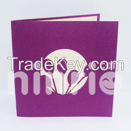 Balloons box 3d pop-up card