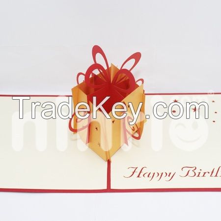 Gift box 3d pop-up card