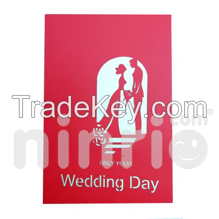 Wedding satge 3d pop-up card