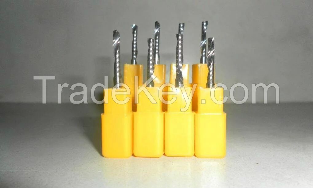 Solid Carbide Single Flute End Mill/CNC Cutter Tools/Customized Router Bits