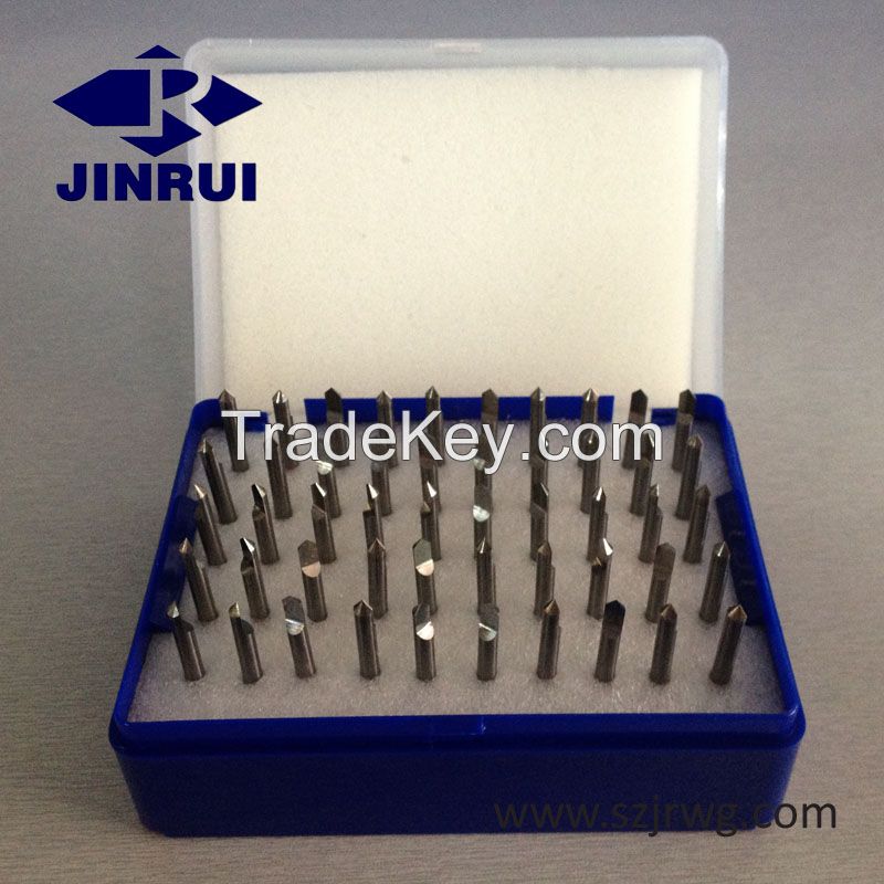CNC One Flute Solid Carbide Diamond Cutter/PCD Engraving End Mill/Customized Router Bits
