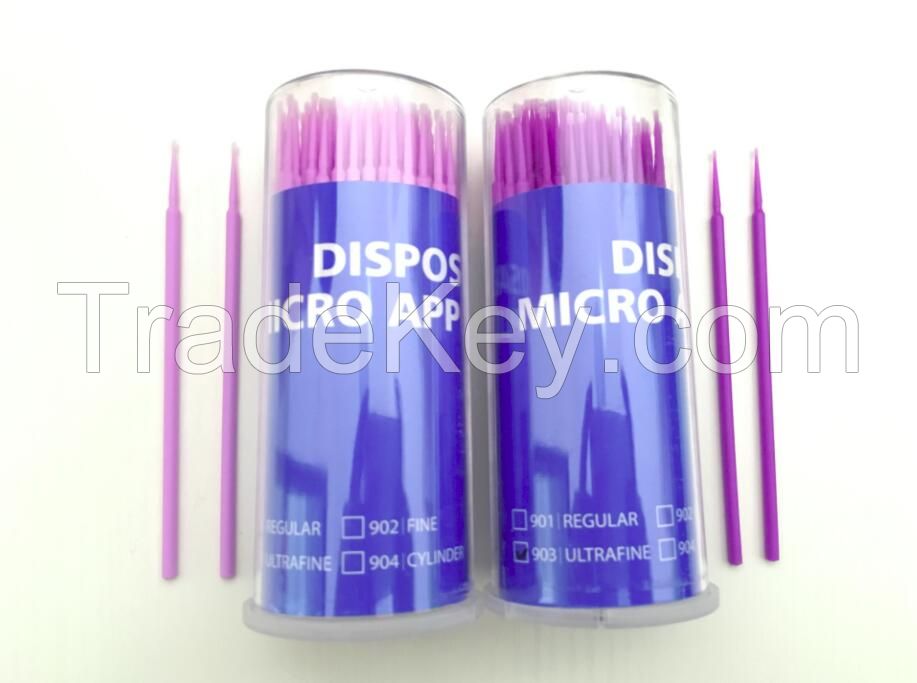 Newest Disposable Dental Micro Applicator Eyelash Extension individual Applicators Mascara Brush