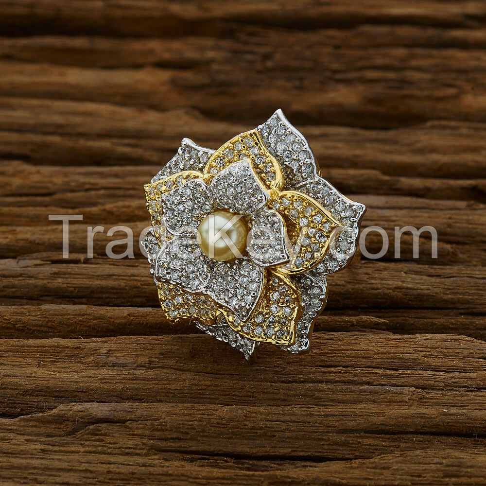  kundan &CZ rings