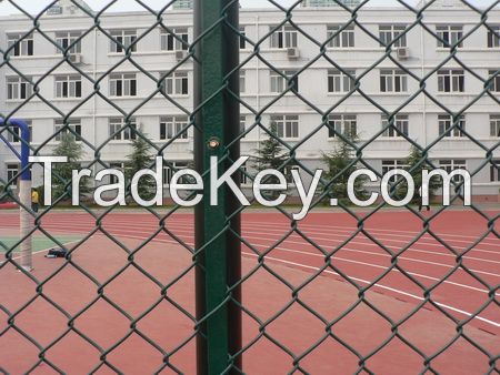 hot sale 9 gauge PVC coated chain link fence