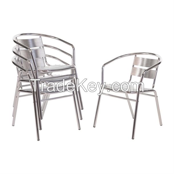 ALUMINIUM CHAIR SILVER