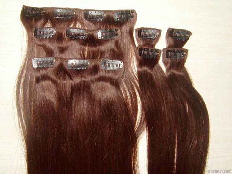 Fasion synthetic feather hair extension