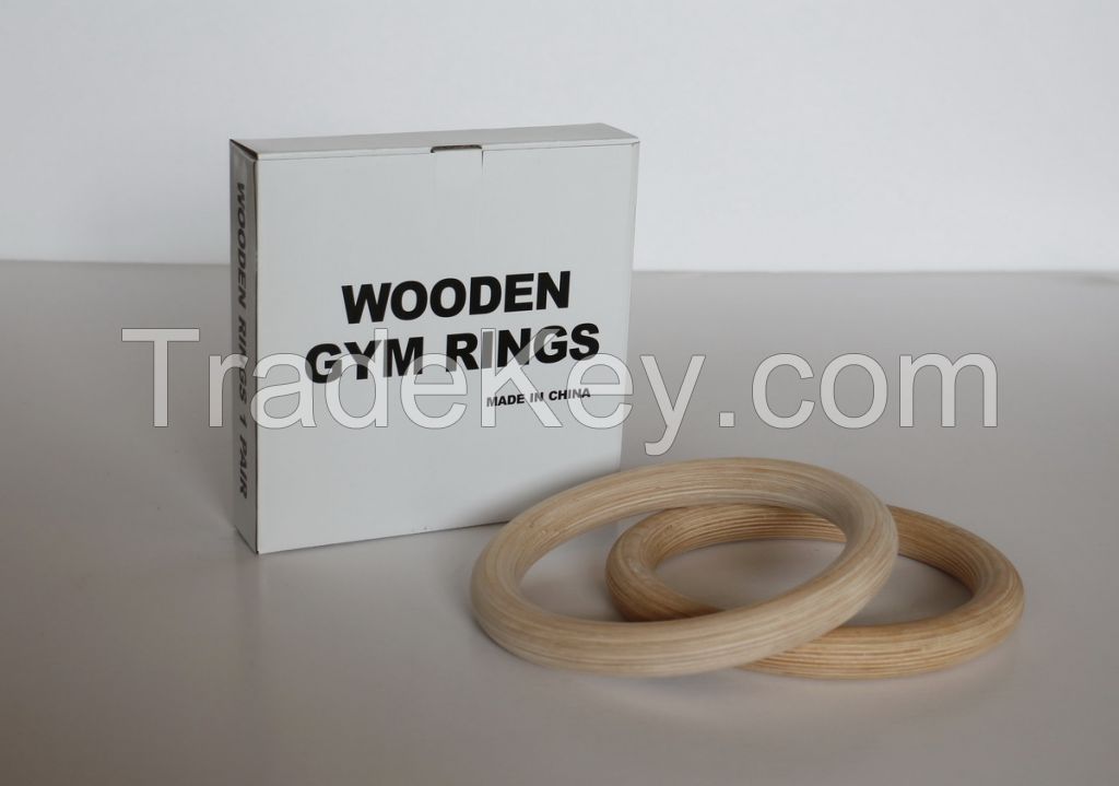 Crossfit Fitness wooden rings