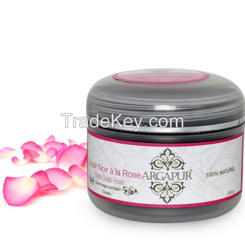 Black Soap with Rose