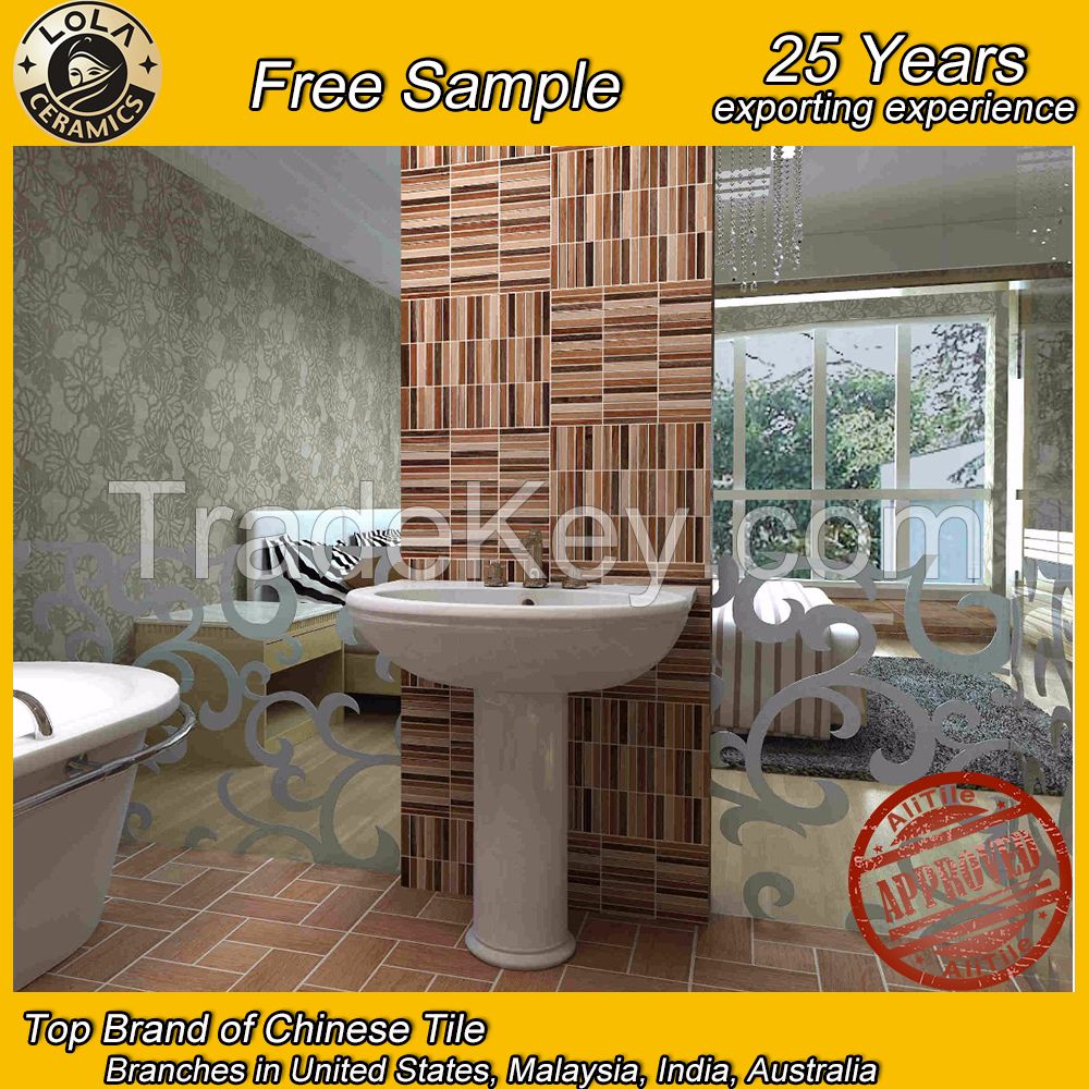 Project contractors' best partner.China huge tile factory, 25 years exporting experiences. mosaic house tile floor bathroom tile manufacturers