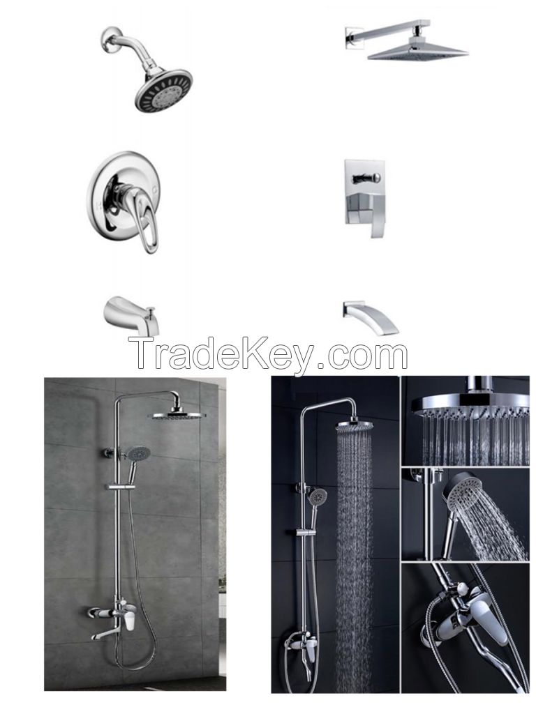 Shower Sprinkler Faucet wall-in bathtub mixer bathtub mixer with shower head best quality hardware