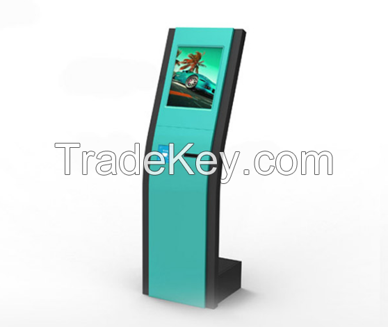 Cinema,Theatre, scenic spot 17"/19" free stand touch screen ticket vending kiosk