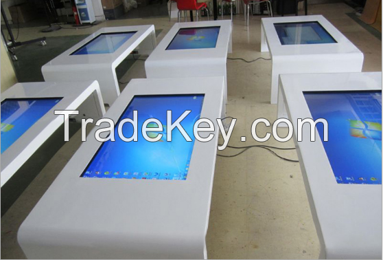 Unique design screen touch tea table kiosk, desk information terminal 32&quot;/42&quot;/47&quot;55&quot;/65&quot;