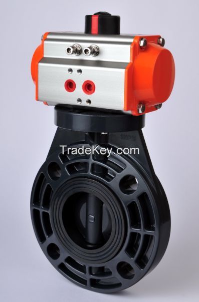 Pneumatic Actuated Butterfly Valve