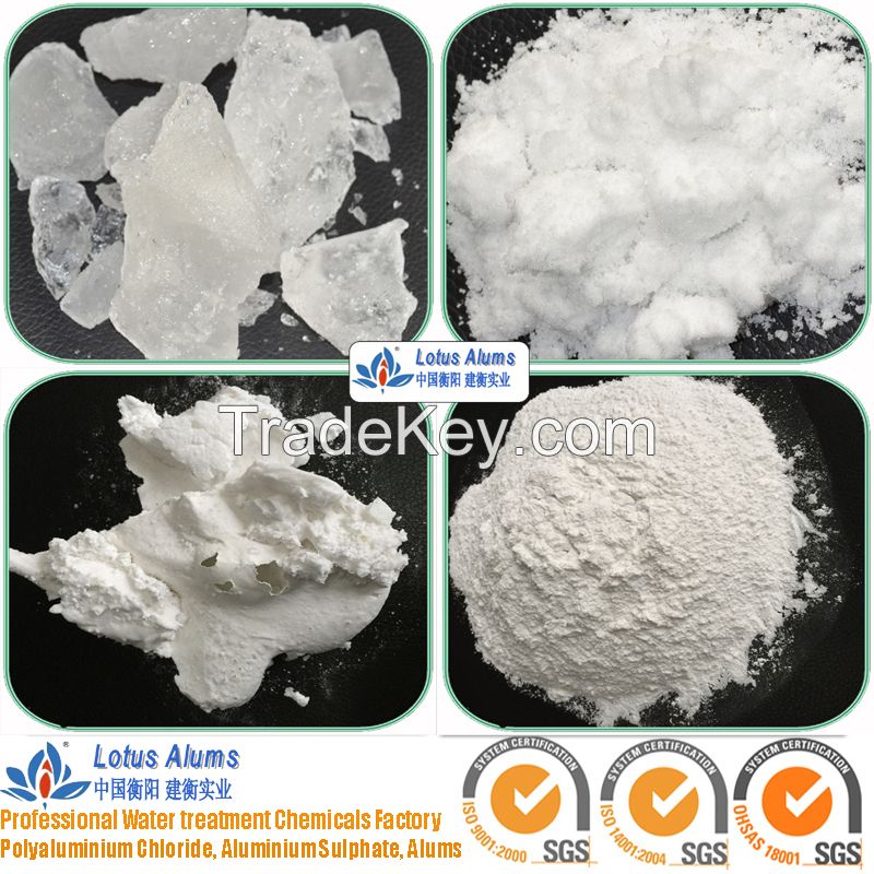 ammonium alum/ammonium aluminum sulphate crystals