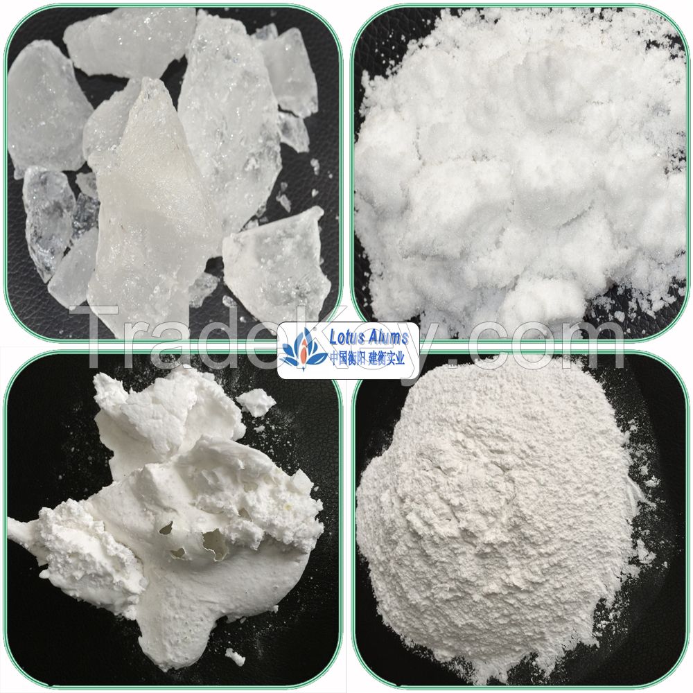Manufacturer ammonium alum/ammonium aluminum sulphate for water treatment