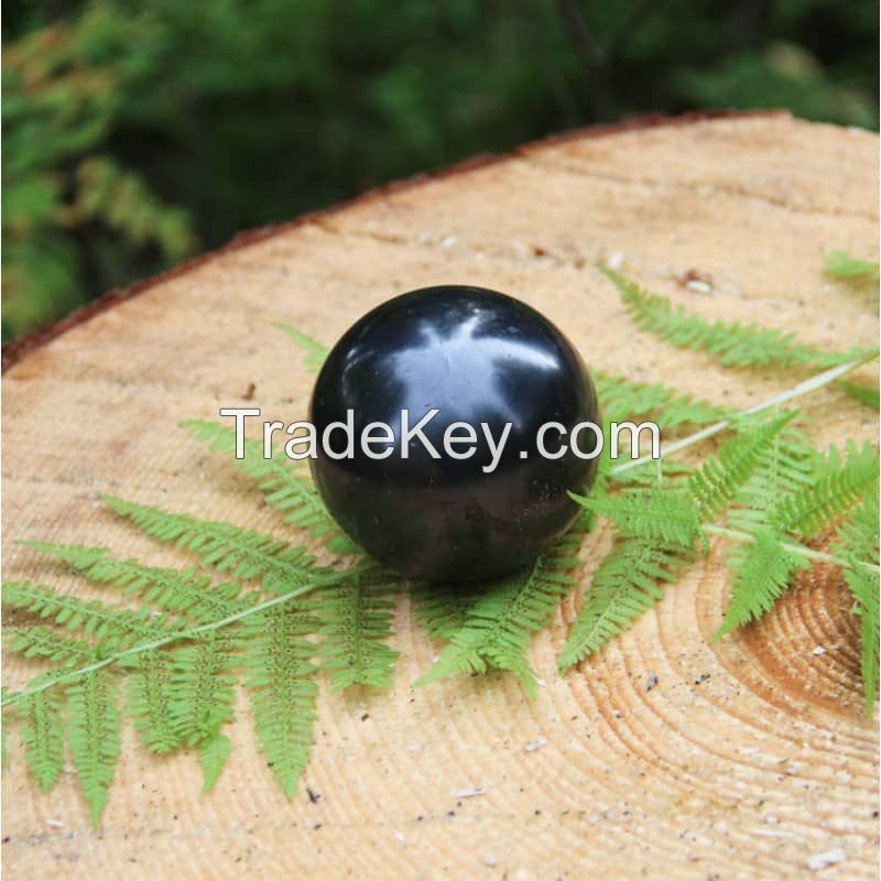 Polished shungite sphere 50 mm