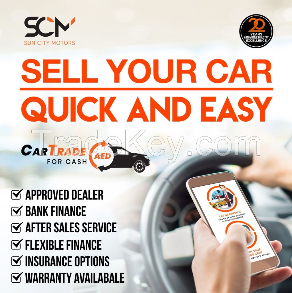 Sell Your Car in Dubai - Car Trade For Cash