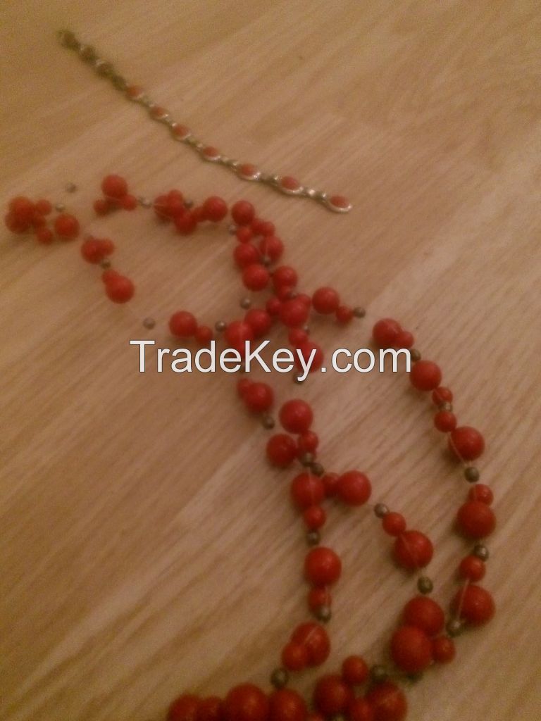 Red Sardinia/Italian Coral Jewellery