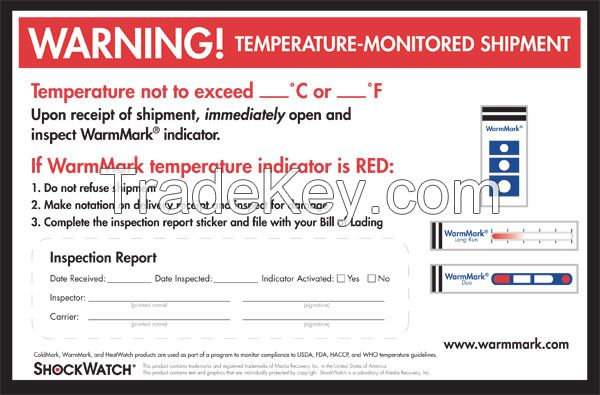 Industrial WarmMark Companion Labels supplier in the USA.