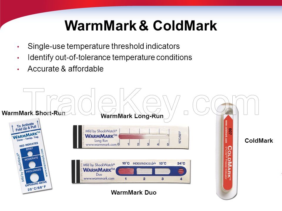 COLDMARK 5Â°C / 41Â°F: Wholesale Supplier of Temperature Indicators