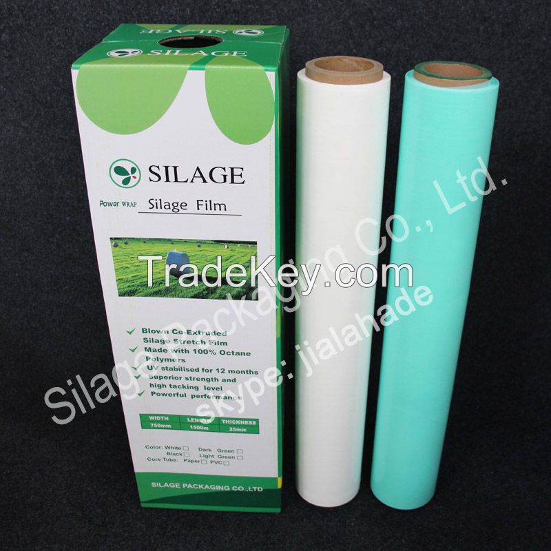 Germany Standard Silage Film, Hot Sale Packing Film for Grass, Agriculture Packing Plastic Wrap Film 