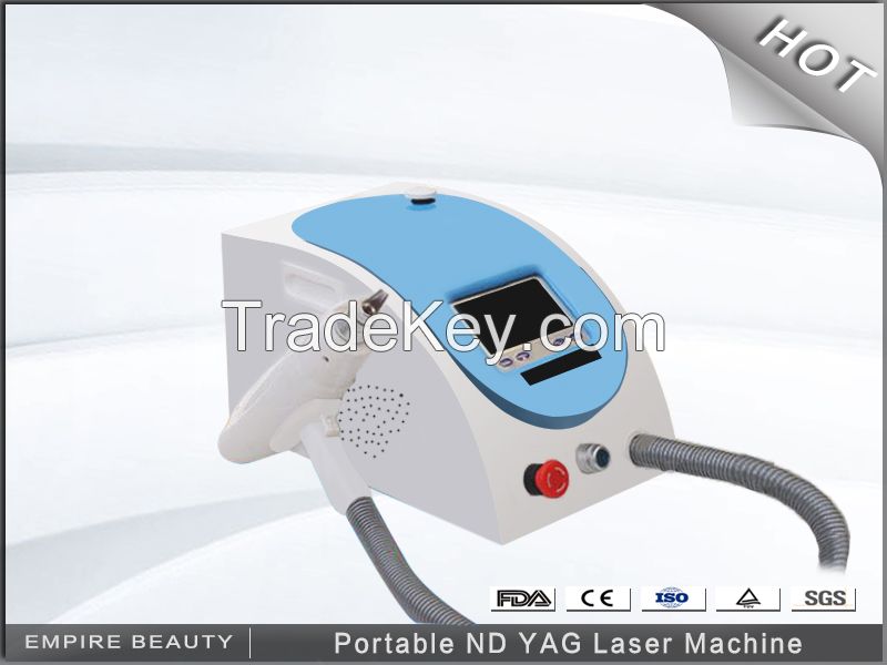 Portable 1064 Long pulse laser ND yag laser tattoo removal empire beauty machine
