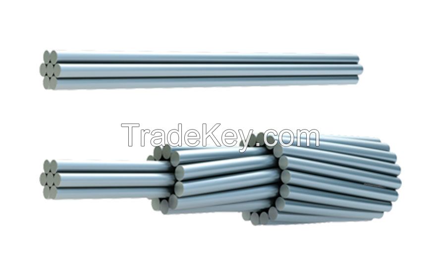 Non-insulated wires for overhead lines