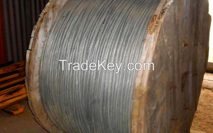 Non-insulated wires for overhead lines