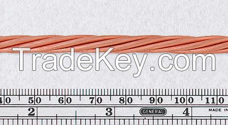 Copper wire twisted