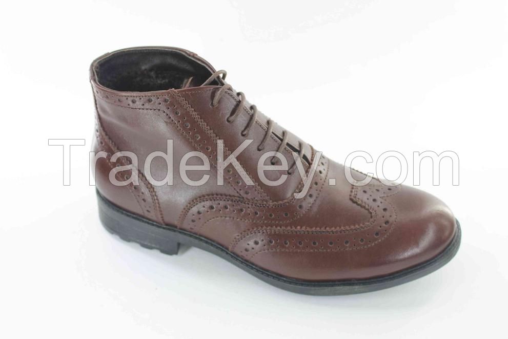 Winter half boots model Z179