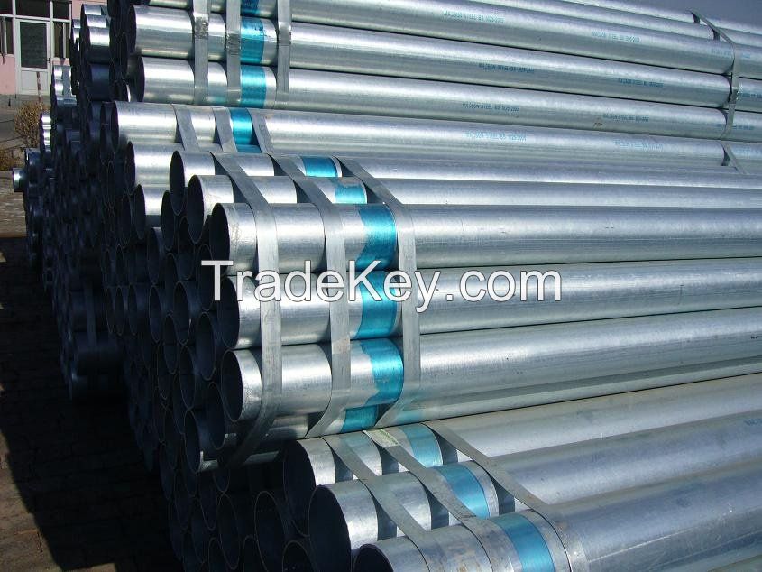 BS1387/ ASTM A53 GALVANIZED STEL PIPE
