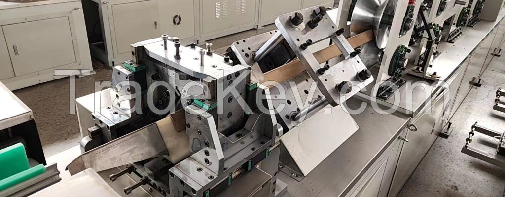 High-speed paper angle protection and punching machine